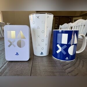 PALADONE® PlayStation Mug, Tumbler and Card Set